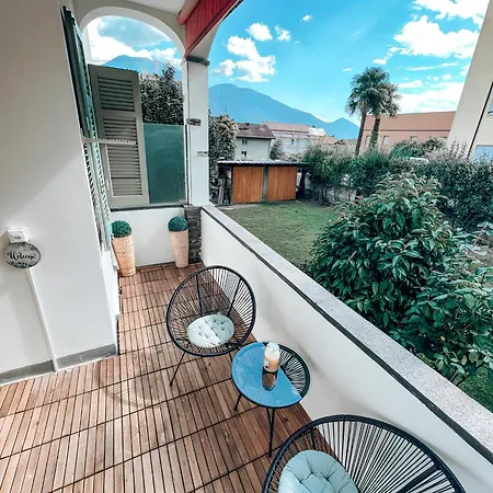 Appartamento In Villa Antica A Pochi Passi Dal Lago Minusio Exterior photo